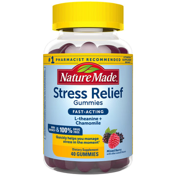 Nature Made Biotin 3000 mcg Gummies – Fast-Acting Stress Relief with Chamomile & L-Theanine