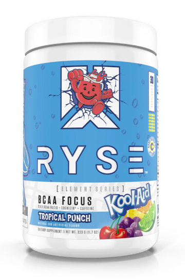 Element Series BCAA Focus – Intra & Post-Workout Powder (KOOL-AID Tropical Red, 10 Servings)