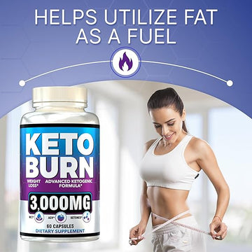 Keto Diet Pills & ACV Gummies – Advanced Weight Loss Supplement for Men & Women