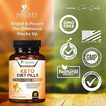 Advanced Lean Keto Diet Pills – Boost Ketosis, Energy & Focus (60 Capsules)