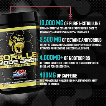 Pre-Workout – Boost Nitric Oxide, Focus, Endurance & Power (Watermelon, 360g)