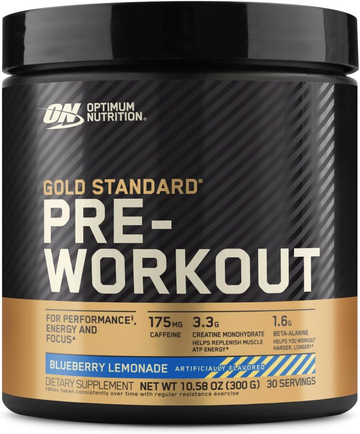 Gold Standard Pre-Workout, Vitamin D for Immune Support, with Creatine, Beta-Alanine, and Caffeine for Energy, Keto Friendly, Watermelon Candy, 30 Servings (Packaging May Vary)